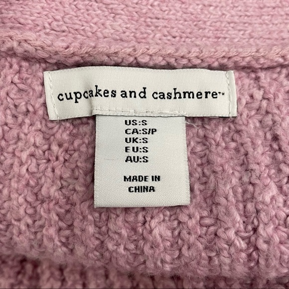Cupcakes & Cashmere pink cardigan sweater, NWT, small - Picture 5 of 6